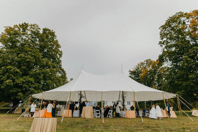 Wedding reception tent - Unique Melody Events & Design were wedding vendor