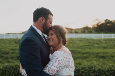 Kansas City Wedding Photographer, bride and groom sunset photos