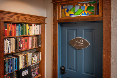 The entrance to Flat No.2, Corten at Lafayette Flats Boutique Vacation Rentals .