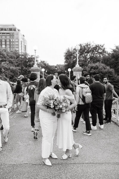 Boston  Public Garden Elopement | New England Film Wedding Photographer