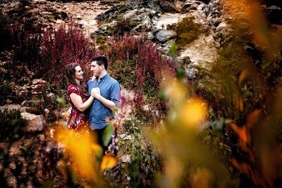 St mary's glacier engagement shoot