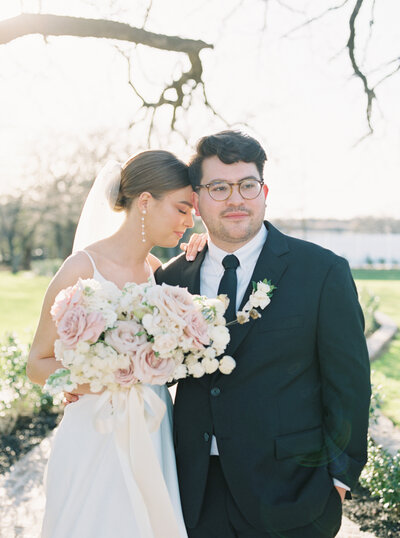 Blush and White Wedding at The Springs in Velley View Texas