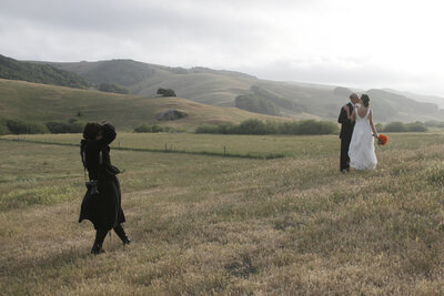 Napa Wedding Photographer, Michelle Walker in action