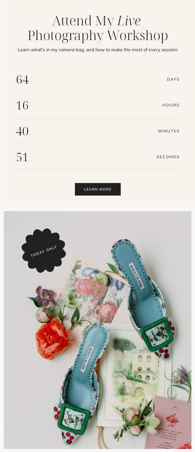 Flodesk Template, Flodesk Templates, Flodesk Templates for Photographers, Newsletter Templates for Photographers and Creative Small Businesses - With Grace and Gold - 4