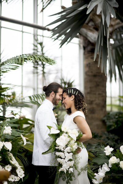 Botanical Shoot with other wedding vendors, Unique Melody Events & Design (New England Wedding Planners) were part of it