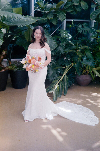 35mm-film-wedding-photo-of-the-bride-and-groom-enjoying-their-wedding-15
