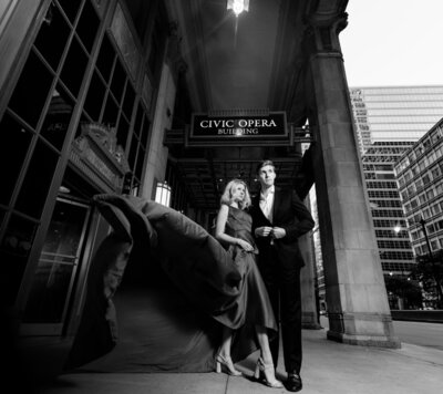 dramatic-pose-engaged-couple-in-chicago