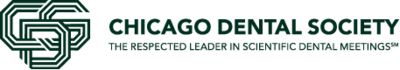 Chicago Dental Society logo with tagline: The Respected Leader in Scientific Dental Meetings.
