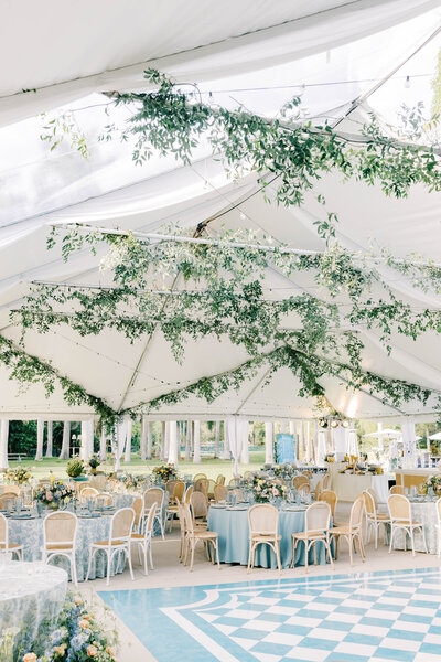 Tented Wedding Reception in Naples, FL