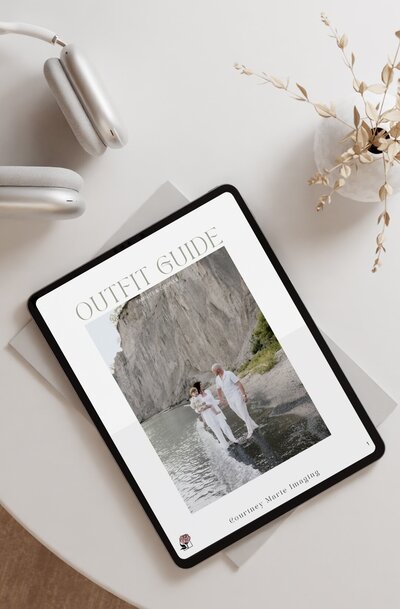 Free downloadable outfit guide for couples and family photography sessions