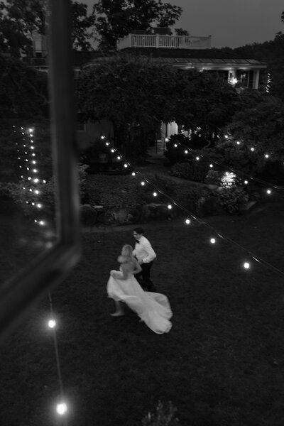 a couple embracing for their romantic engagement photos