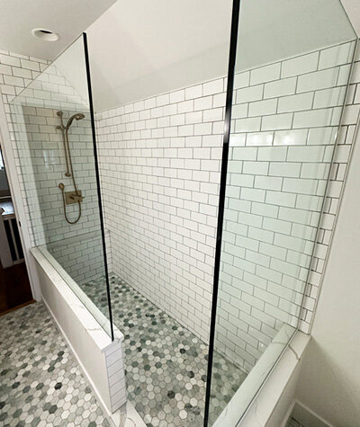 Newly remodelled bathroom by Bellingham Home Remodel Company