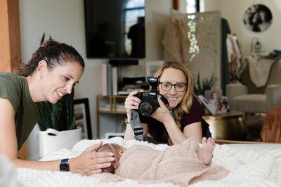 Paige McLeod is the lead newborn photographer for Glean & Co in Boise Idaho
