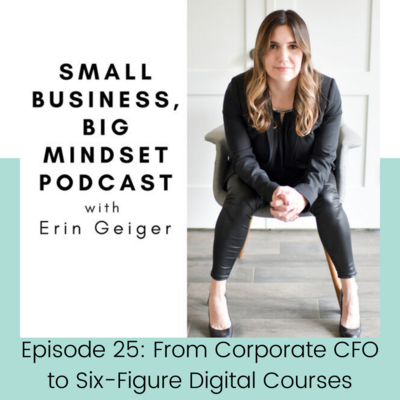 Tune in to Small Business Big Mindset Podcast, Episode 25: From Corporate CFO to Six-Figure Digital Courses, featuring Jamie Trull. Get ready to meet Jamie, a charismatic and relatable entrepreneur who has transitioned from the corporate world to empowering small business owners. In this engaging episode, Jamie discusses the male-female finance divide, the importance of financial literacy for women business owners, and the transformative power of digital courses. Discover how Jamie's journey led her to create impactful and profitable courses, including insights on serving a larger audience, the exponential growth amidst COVID-19, and the art of supplying value while driving sales. Don't miss this inspiring conversation with Jamie Trull on Small Business Big Mindset Podcast!