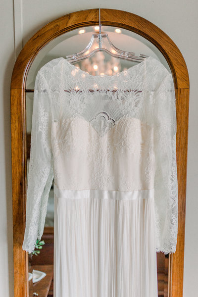 The bride's dress captured by Staci Addison Photography