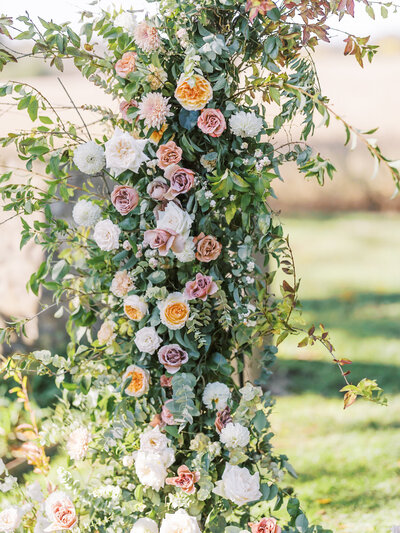 Floral arch image by Jess Palatucci photography
