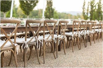 french coutryside wedding reception at Hotel Domestique