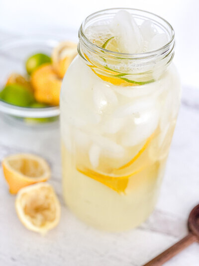Made with freshly squeezed lemon, fragrant orange blossom water, and a hint of sweetener, this drink is the ultimate summer refreshment.