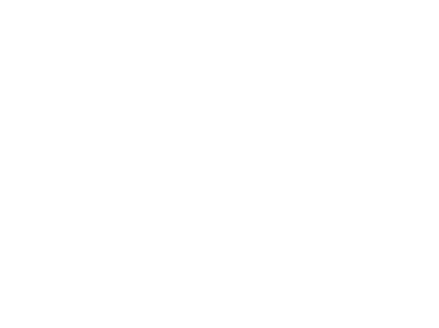 Dancers Studio Initial Logo, white with transparent background featuring dancing couple.