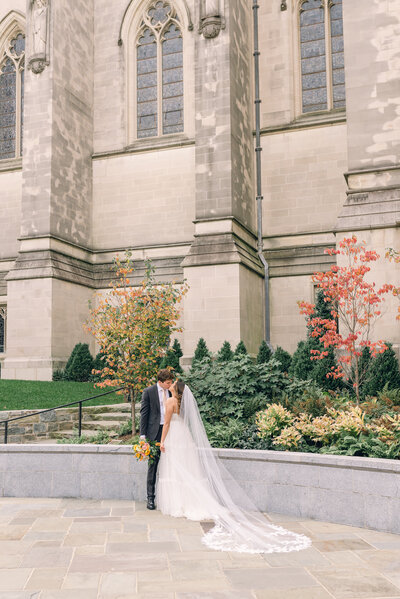 Washington National Cathedral elegant elopement, November elopements, elopement inspiration, dc wedding photographers, washington dc weddings