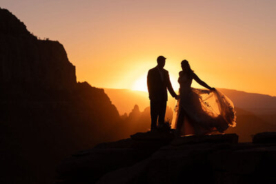 Sunset Wedding in Sedona