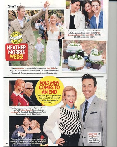 People Magazine Heather Morris Wedding Feature | Amy & Jordan Photography