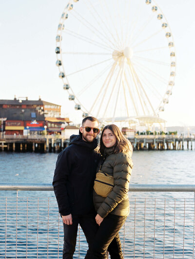 Braden with wife in Seattle Washington