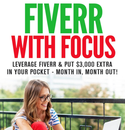 Leverage fiverr & put 3,000 dollars extra in your pocket - month in, month out.