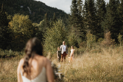 Montreal moody fall vineyard wedding