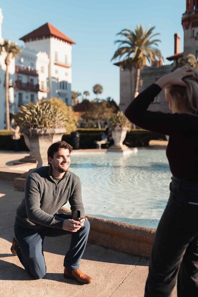 Proposal Photos in St. Augustine Fl | The Lightner Museum | Proposal Photographers St. Augustine Florida