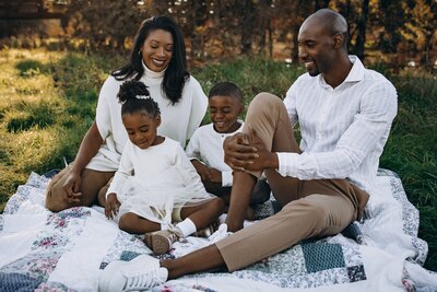 african american family in sacramento photographer