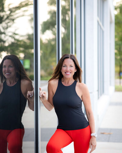 Personal branding shoot with spin instructor in Orlando FL