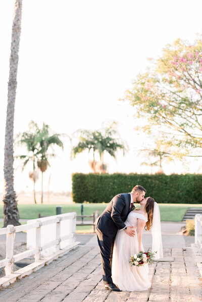 Wedding located at Navy Golf Course in Seal Beach, California