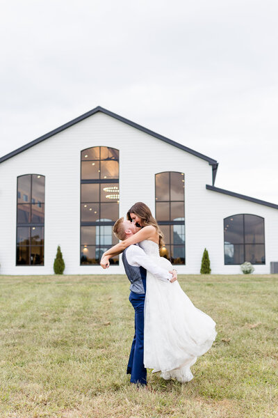 Bride and Groom portraits at The Venue at Wildflower Ridge