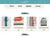 Shop page slideshow mobile Artwork & Designs Showit website The Template Emporium