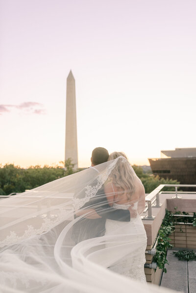 Washington DC October rooftop wedding at the American History Museum, fine art wedding photography, washington dc modern weddings, best of Bethesda 2023