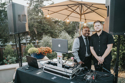 Staff members for DC Events and Design, Monterey's premier wedding videography, photography and DJ company.