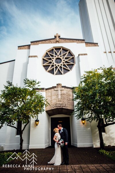 St. Jospehs Parish is a wedding venue in the Seattle area, Washington area photographed by Seattle Wedding Photographer, Rebecca Anne Photography.