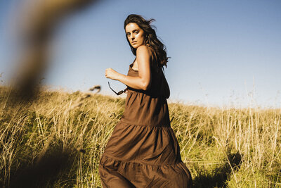 A branding content shoot for a women's clothing brand on Mount Maunganui Beach. Captured by Eilish Burt Photography
