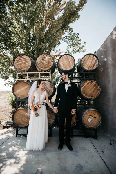 Sarah & Alan | Gilbert Cellars Hackett Ranch Winery Wedding Yakima Washington