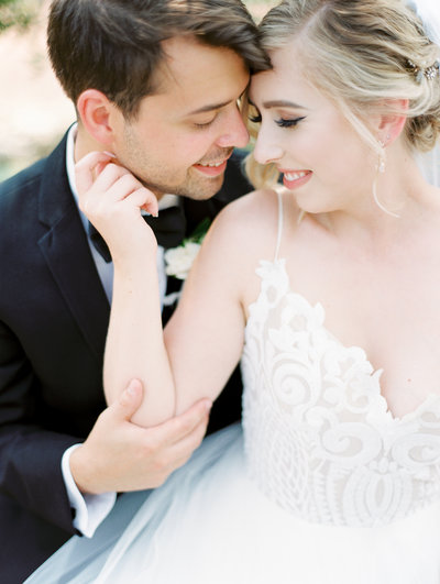 romantic bride and groom  portrait by portland wedding photographers sweetlife photography