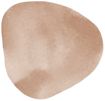 light brown water color blob