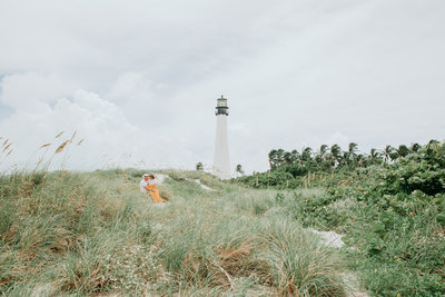 Key Biscayne Bill Baggs Cape Lighthouse Engagement Photographer