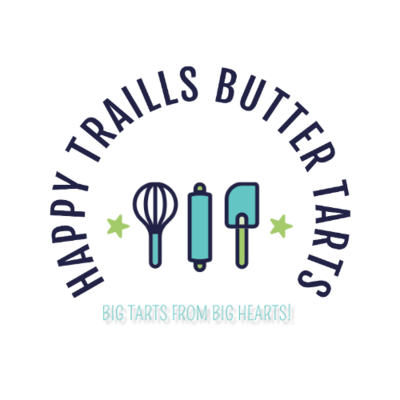 Happy Traills Butter Tart Logo - homemade butter tarts in Ontario. Online ordering, pick up and delivery. 