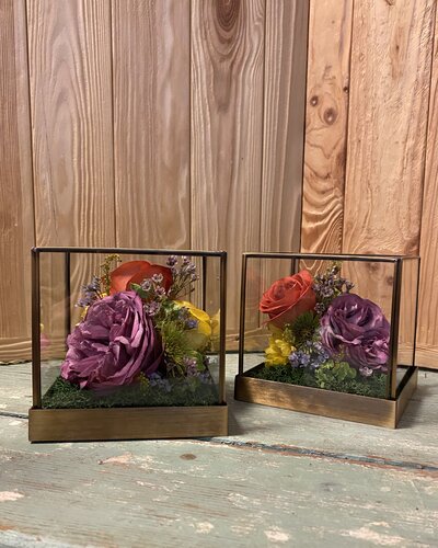 Leigh Florist Design Studio Audubon NJ Terrarium Flowers Keepsake