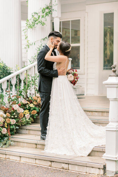 Fine art, romantic wedding portrait by Jenny Jean, featured on Bronte Bride, showcasing beautiful wedding inspiration, real local couples, and amazing Canadian Wedding Vendors.