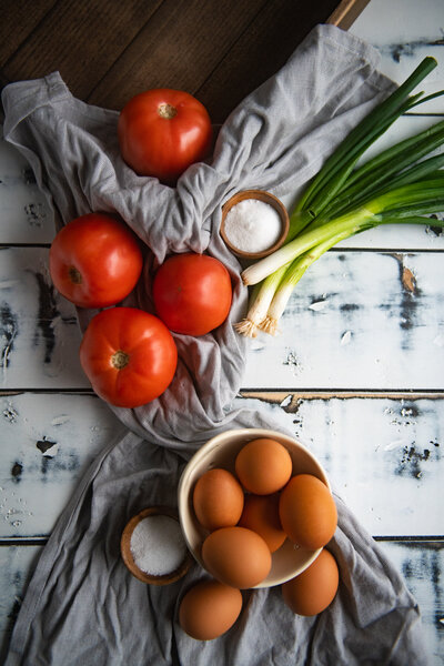 Sweet Tomato and Egg Recipe - Ann Lang Mun Co-1