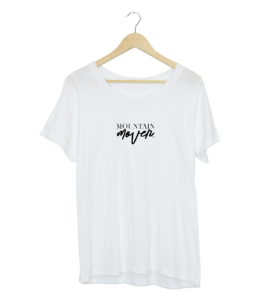 Mountain Mover White T-Shirt by Find My Fearless