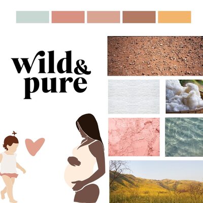 Wild & Pure Brand Board Image