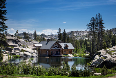 Lake Tahoe outdoor wedding in Lupin fields